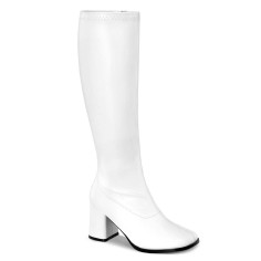 Funtasma Gogo-300Wc - White Stretch Pu