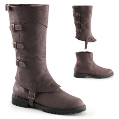 Funtasma GOTHAM-105 - Brown Distressed Pu