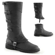 Funtasma GOTHAM-105 - Black Distressed Pu