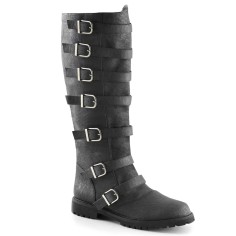 Funtasma GOTHAM-110 - Black Distressed Pu