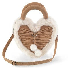 Hb-631 Heart Handbag - Camel