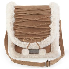 Hb-663 CrossBody Handbag - Camel