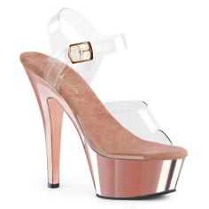 Kiss-208 - Clear Rose Gold Chrome  