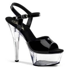 Kiss-209 - Black Patent/Clear