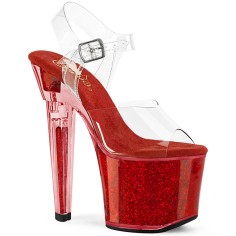 Lovesick-708SG - Clear Red Iridescent Glitters