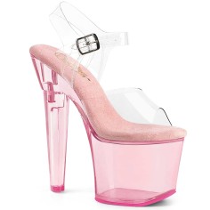 Lovesick-708T - Clear Pink Patent