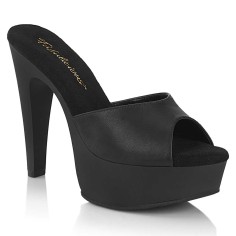 Martini-501 - Black Faux Leather Matte