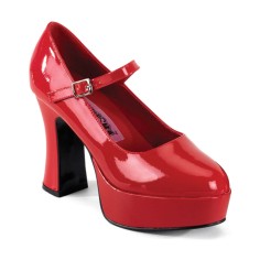 Funtasma Maryjane-50 - Red Patent