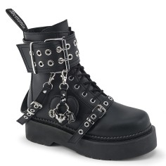 Rebel-52 - Black Vegan Leather