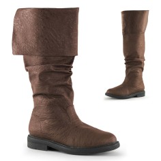 ROBINHOOD-100 - Brown Distressed Pu