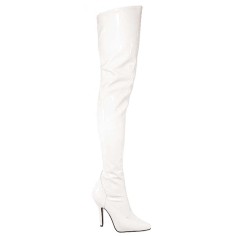 Seduce-3000 - White Stretch Patent