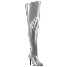 Seduce-3000WC - Silver Stretch Metallic Pu