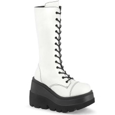Shaker-72 - White Vegan Leather