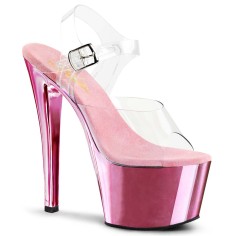 SKY-308 - Clear Baby Pink Chrome
