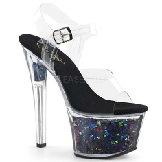 Sky-308GF - Clear Black Multi Glitter  