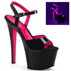 Sky-309TT - Black Pat Neon Pink  