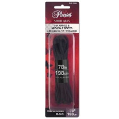 Sl-ANKLE-PL - Black - 78-inch - 6-Pack