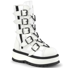 Slacker-160 - White Patent