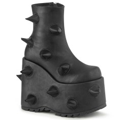Slay-77 - Black Vegan Leather