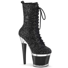 Spectator-1040G - Black Glitter Clear