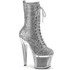Spectator-1040G - Silver Glitter Clear Chrome