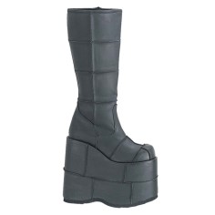 Demonia Stack-301 - Black Pu