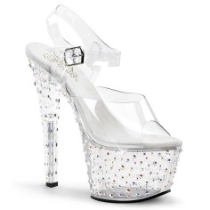 Stardance-708 - Clear Clear Silver Multi Rhinestones