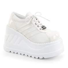 Stomp-08-1 - Off-White Patent Vegan Leather