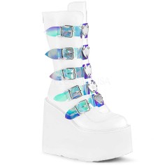 Swing-230 - White Vegan Leather  