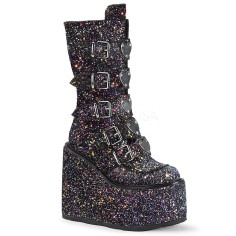 Swing-230G - Black Multi Glitter  