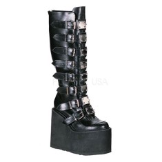 Demonia Swing-815 - Black Pu