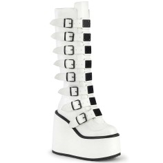 Swing-815 - White Vegan Leather  