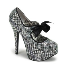 Bordello Teeze-04R - Iridescent Rhinestones