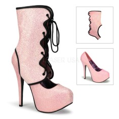 Bordello Teeze-31G - Baby Pink Mini Glitter