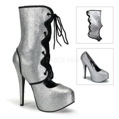Bordello Teeze-31G - Silver Mini Glitter