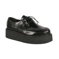 Demonia V-Creeper-502 - Black Pu