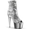 ADORE-1008SQ - Silver Sequins Silver Chrome
