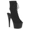 Adore-1016 - Black Faux Suede Matte
