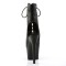 Adore-1016 - Black Faux Leather Matte  