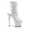 Adore-1016 - White Faux Leather  