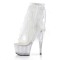 ADORE-1017MFF - Clear White Marabou Clear Glitter