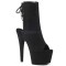 Adore-1018FS - Black Faux Suede  