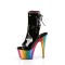 Adore-1018RC-02 - Black Patent Rainbow Chrome