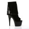 ADORE-1019 - Black Suede Black Matte