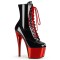 Adore-1020 - Black Pat Red Chrome  