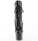 Adore-1020BLG - Black Patent Blue Glitter