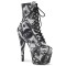 Adore-1020DP - White Black Fabric  