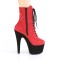 Adore-1020FSTT - Red Faux Suede Black  