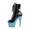 Adore-1020LG - Black Pat Blue Multi Glitter  