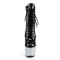 Adore-1020LG - Black Pat Silver Multi Glitter  